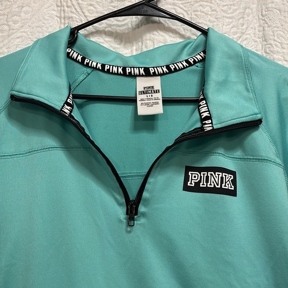 Women’s Large PINK- Victoria’s Secret Brand Teal Activewear Jacket - Picture 3 of 6